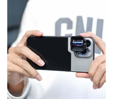 Ulanzi iPhone 13 Pro Max lens case met 17 mm schroefdraad Zwart