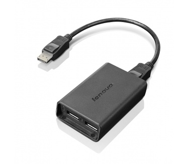 Lenovo DisplayPort to Dual-DisplayPort Monitor Cable (0B47092)