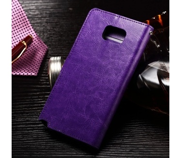 Kees Lederlook Portemonnee Hoesje Samsung Galaxy Note 5 - Paars