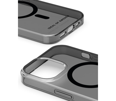 iDeal of Sweden Clear MagSafe Tinted Black (iPhone 15) Zwart