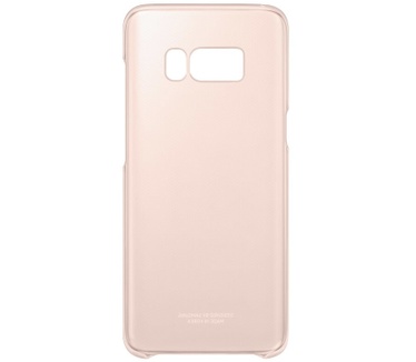 Samsung Galaxy S8 Clear Cover  Roze