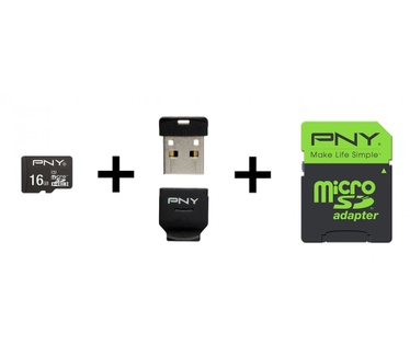 PNY MicroSD High Performance Kit 16GB