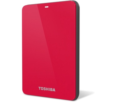 Toshiba STOR.E Canvio 3.0 Portable Hard Drive 1TB Rood