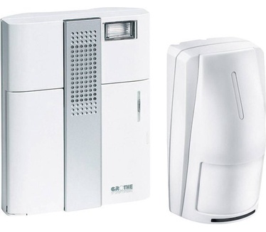 Grothe 43315 Complete set voor Draadloze deurbel Met bewegingsmelder