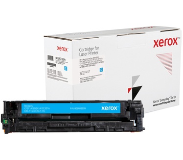 Xerox Everyday Cyaan toner , HP CF211A/ CB541A/ CE321A/ CRG-116C/ CRG-131C van , 1800 pagina's - (006R03809)