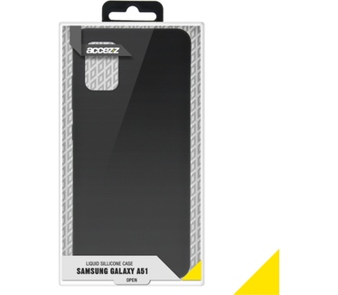 Accezz Liquid Silicone Backcover Samsung Galaxy A51 - Zwart