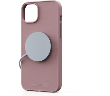 Njord byElements Slim Case 100% GRS MagSafe iPhone 15 Plus, Pink Blush