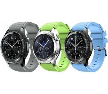 qMust 3 Sport bandjes voor Samsung Gear S3 Classic / Frontier - (SET 5)