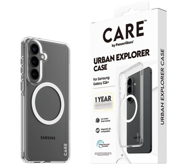 PanzerGlass CARE™ by PanzerGlass® Urban Explorer Case Transparent w. White Qi Samsung Galaxy S26+
