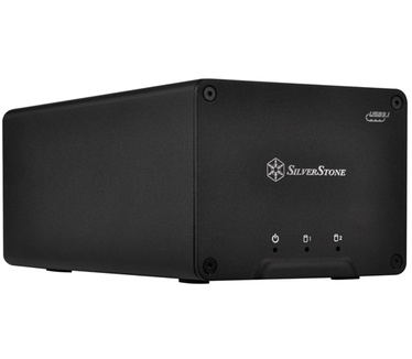 Silverstone SST-DS223 Zwart