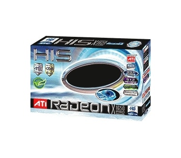 HIS Radeon X1650 Pro 512MB DDR2 (AGP, DVI/D-Sub, ViVo) H165PRQ512A-R