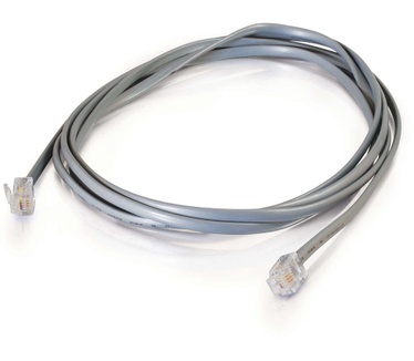 CablesToGo 10m RJ11 6P4C Straight Modular Cable