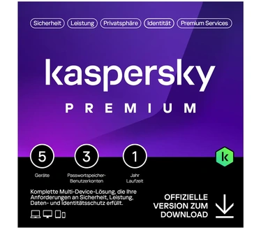 Kaspersky Lab Premium Total Security (5 apparaten, 1 jaar)