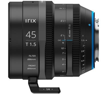 Irix Cine Lens 45mm T1.5 Sony E-mount objectief
