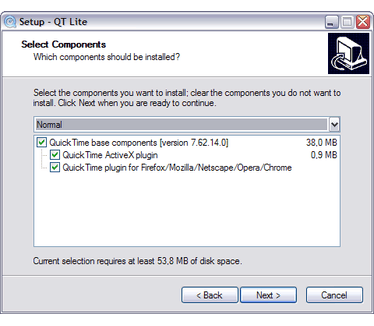 QT Lite 2.9.0 screenshot