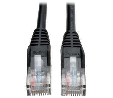 Tripp-Lite Cat5e 350MHz Snagless Molded Patch Cable (RJ45 M/M) - Black, 10-ft.