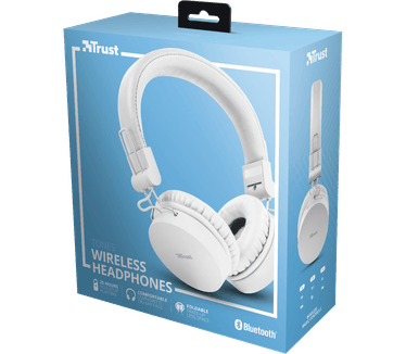 Trust Tones Bluetooth Wireless Headphones (Wit)