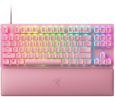 Razer Huntsman V2 Tenkeyless (Linear Optical, Qwerty US) Roze
