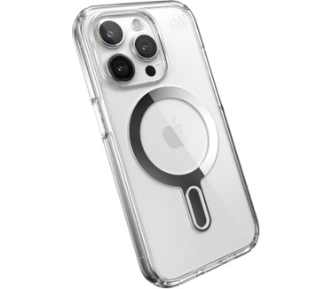Speck Presidio Clear + ClickLock Apple iPhone 15 Pro Clear - with Microban