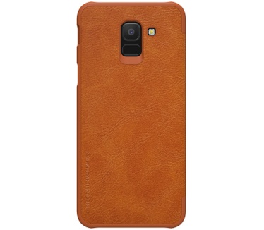 Nillkin Qin PU Leather Book Case Samsung Galaxy J6 (2018) - Bruin  Bruin