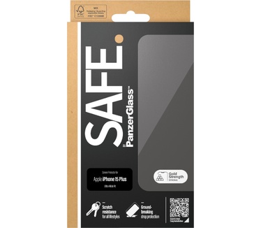 PanzerGlass SAFE. Screen Protector iPhone 2023 6.7 Ultra-Wide Fit