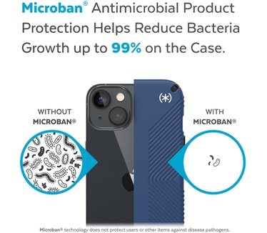 Speck Presidio2 Grip Apple iPhone 14 Coastal Blue - with Microban