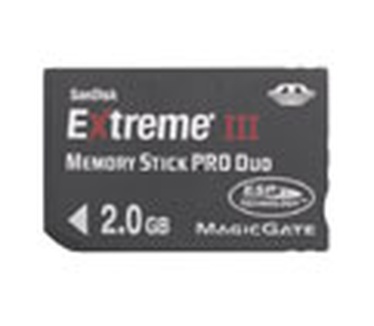Memory Stick Pro Duo 2GB (Sandisk, Extreme III)