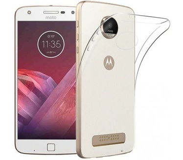 qMust Motorola Moto Z2 Play Flexibel Hoesje Transparant