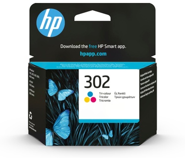 HP 302 originele drie-kleuren inktcartridge