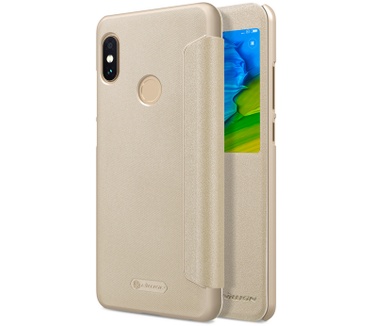Nillkin Sparkle View Book Case - Xiaomi Redmi Note 5 Pro - Goud  Goud