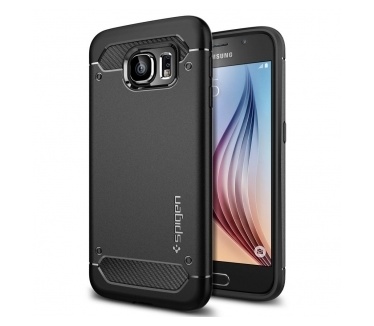 Spigen Rugged Capsule Samsung Galaxy S6 Case - SGP11439 - Black
