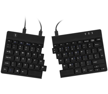 R-Go Tools Split Ergonomisch Toetsenbord, QWERTY (Nordic), zwart, bedraad