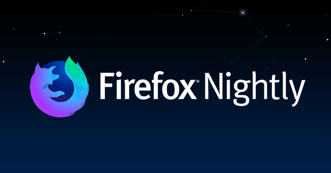 Firefox Nightly banner