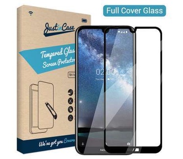 Just in Case Full Cover Tempered Glass Nokia 2.2 Zwart