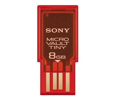 Sony Micro Vault Tiny 8GB Rood