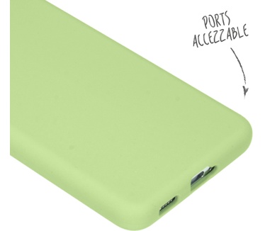 Accezz Liquid Silicone Backcover Galaxy S21 Plus - Groen