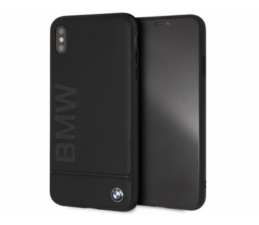BMW Originele Signature Debossed Logo Folio Back Cover Hoesje voor de Apple iPhone XS Max - Zwart (iPhone XS Max) Zwart