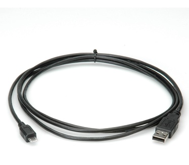 Secomp USB 2.0 Kabel, USB A Male - Micro USB B Male 1,8m