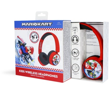 OTL Technologies Mario Kart Kids Wireless Headphones (Rood)