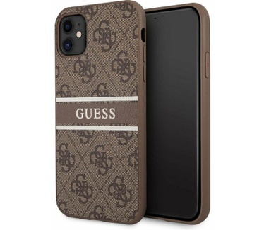Guess 4G Printed Stripe Back Case Apple iPhone 11 (6.1") - Bruin Bruin