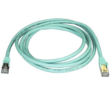 Startech.com 2m aqua Cat6a Ethernet netwerkkabel shielded (STP) Cat6a patchkabel Cat 6a