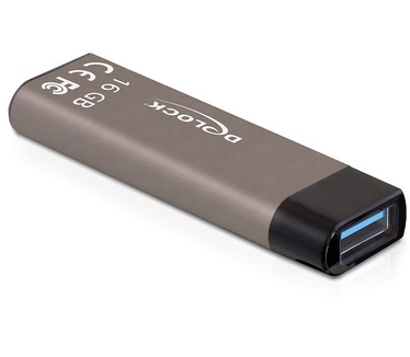 Delock USB 3.0 Memory Stick 16GB Grijs