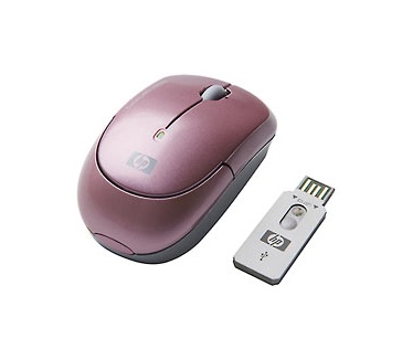 HP Wireless Laser Mini Mouse (Roze)