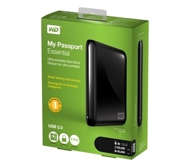 WD My Passport Essential 640GB Zwart