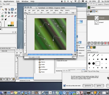 The Gimp screenshot