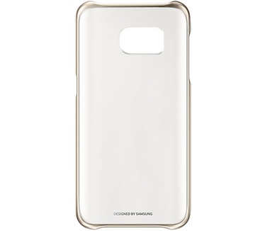 Samsung Galaxy S7 Clear Cover - EF-QG930CF - Gold (Galaxy S7) Zwart