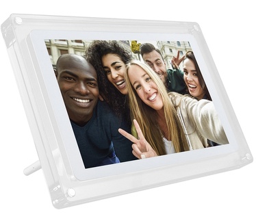 Braun Phototechnik DigiFrame 1020 Digitale fotolijst 25.7 cm 10.1 inch Energielabel: C (A - G) 1280 x 800 Pixel 16 GB Wit
