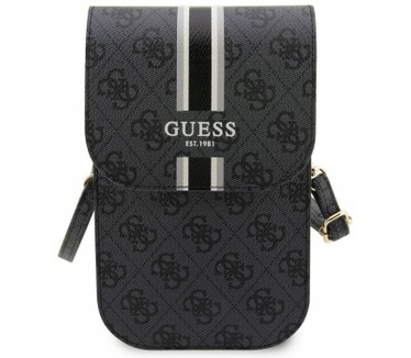 Guess 4G Printed Stripe Heuptas (Scherm tot 7 Inch) - Zwart Zwart