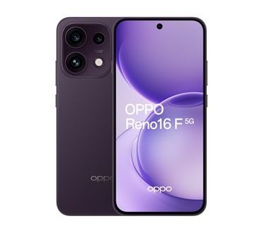 OPPO Reno16 F 5G Paars, Zwart