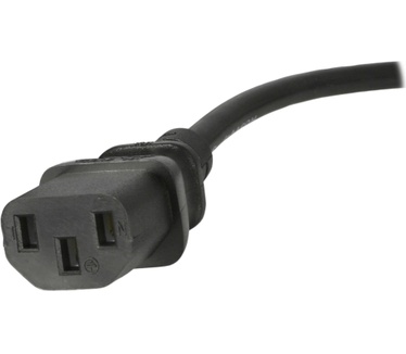 Startech.com 1m UK Computer Stroomkabel, BS 1363 naar C13, 18AWG, 10A 250V, Zwart, AC Vervangkabel, Kettle Lead / UK Voedingskabel voor PC en Netwerk Apparatuur, TV/Monitor Voedingskabel